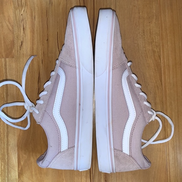 Vans Women's Pink Suede Sneakers - Picture 6 of 10